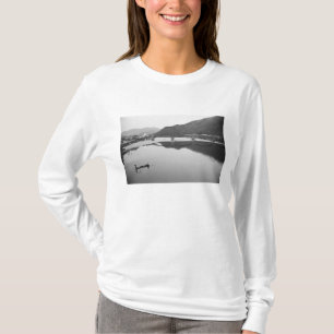 Camiseta Ásia, Japão, Iwakuni. Pescadores e ponte histórica
