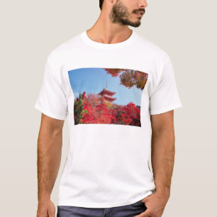 Camiseta Ásia, Japão, Quioto. Cor de Outono
