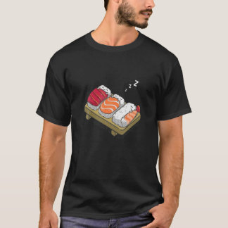 Camiseta Ásia Japão Sushi Comida Sushi Abraço Gráfico S Ado