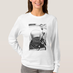 Camiseta Ásia, Japão, Tóquio. Cesto de bicicleta no Ginza