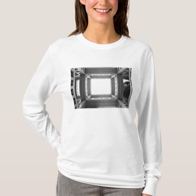 Camiseta Ásia, Japão, Tóquio. Edifício Fuji TV, olhando (Frente)