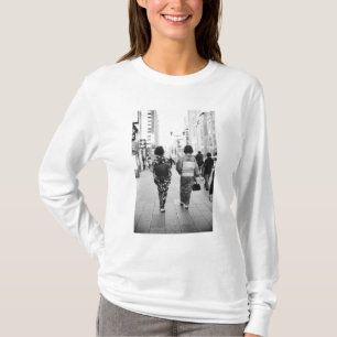 Camiseta Ásia, Japão, Tóquio. Geishas no Ginza.