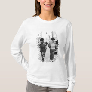 Camiseta Ásia, Japão, Tóquio. Geishas no Ginza.