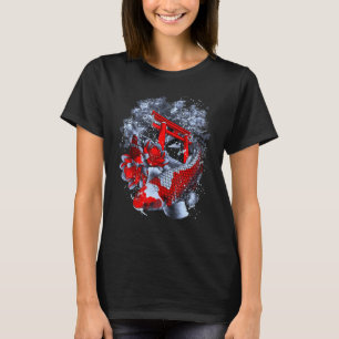 Camiseta Asia Koi Fish Lotus Templple Sakura Water Lil