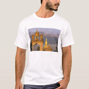 Camiseta Ásia, Laos, Vienciana. Templo That Luang.