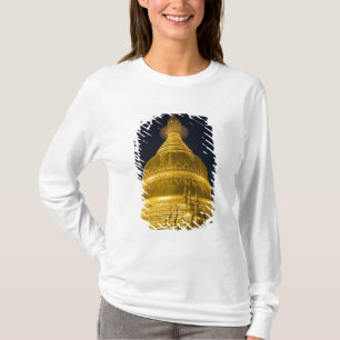 Camiseta Ásia, Mayanmar, Yangon, templo budista em