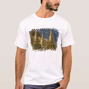 Camiseta Ásia, Mianmar, Yangon. Stupa dourada de Shwedagon