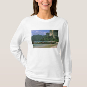 Camiseta Ásia, Tailândia, Krabi. Praia de West Railay,