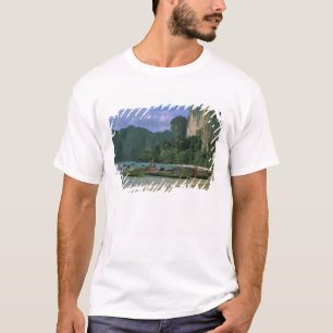 Camiseta Ásia, Tailândia, Krabi. Praia de West Railay,