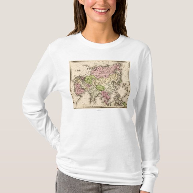 Camiseta AsiaPanoramic MapAsia 8 (Frente)