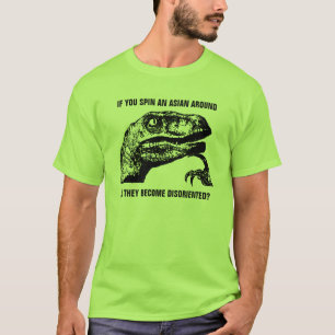 Camiseta Asiático de Philosoraptor