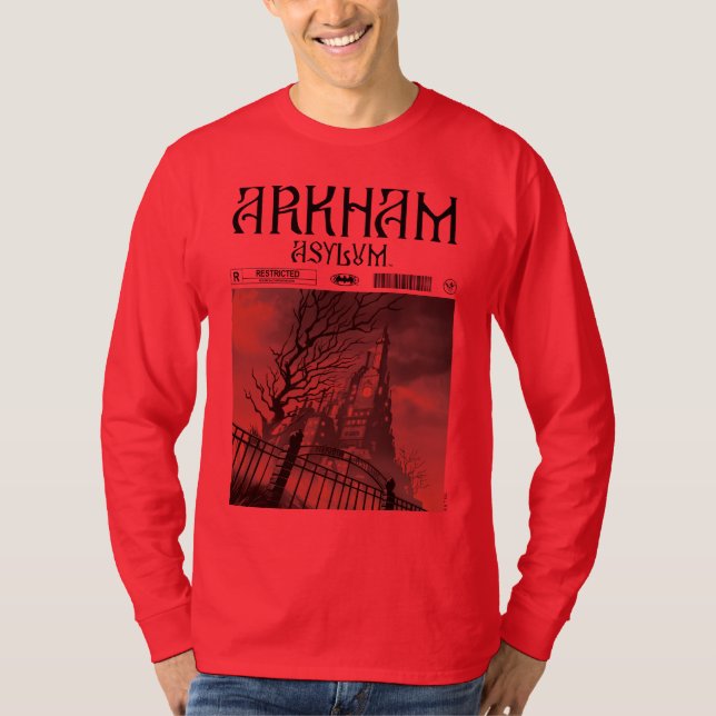 Camiseta Asilo Arkham: Restrito (Frente)