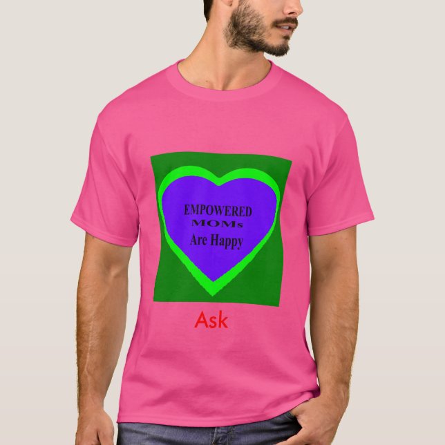 Camiseta Ask TjGibney The MUSEUM Zazzle Template (Frente)