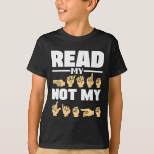 Camiseta ASL Alfabet American Sing Language Professora ASL 