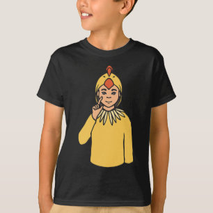 Camiseta Asl Gesture Mão Surdo Ouvindo Perda Consciência