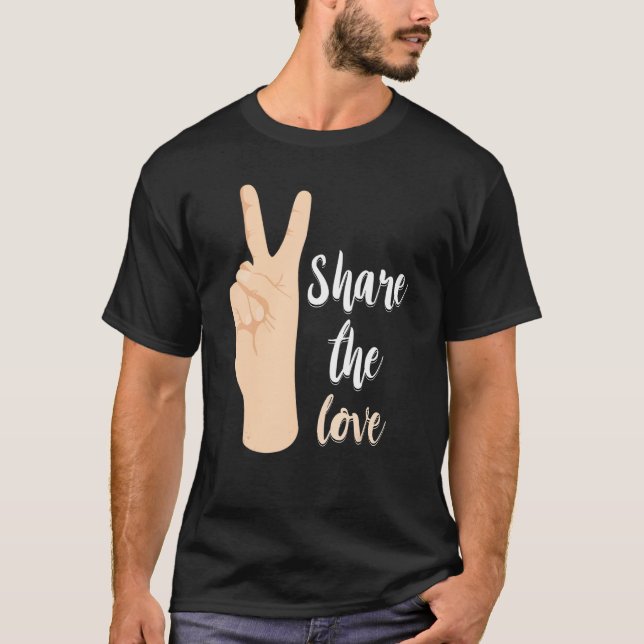 Camiseta ASL Teacher Share The Love Sign Language Hand Sign (Frente)