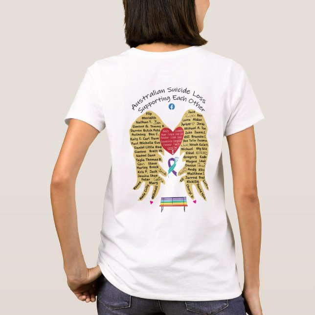 Camiseta ASLSEO - Asas Douradas (Verso)
