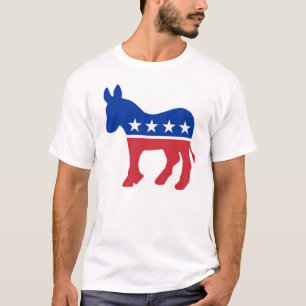 Camiseta asno da democrata