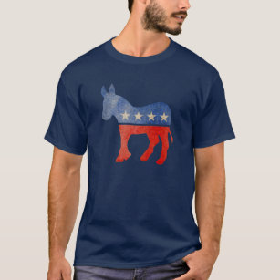 Camiseta Asno desvanecido de Democrata