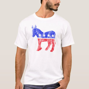Camiseta Asno do partido Democrática