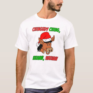 Camiseta Asno italiano do Natal