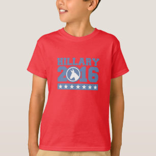 CAMISETA ASNO REDONDO DE HILLARY 2016