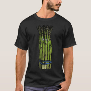 Camiseta Asparagus Produce Caractere T-Shirt Clássico