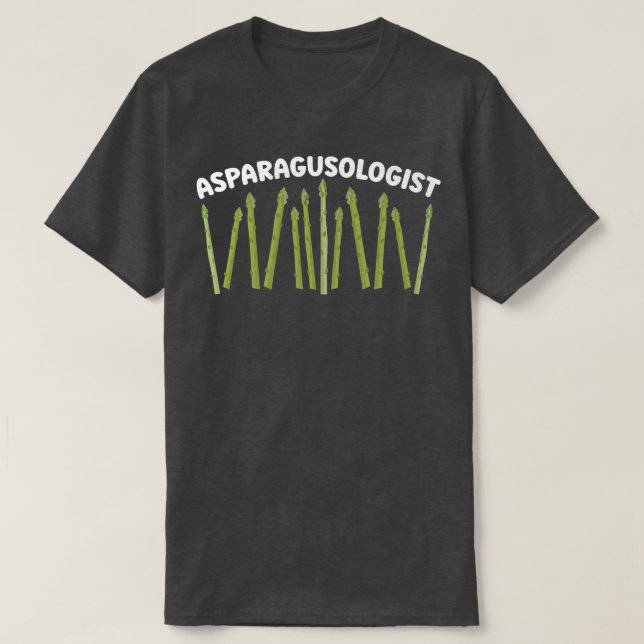 Camiseta Asparagusologista Asparagus Lover Vegan Vegetal V (Frente do Design)