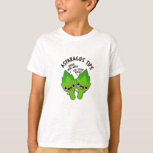 Camiseta Aspargos Dicas Engraçadas Veggie Pun