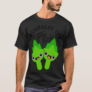 Camiseta Aspargos Dicas Engraçadas Veggie Pun 1