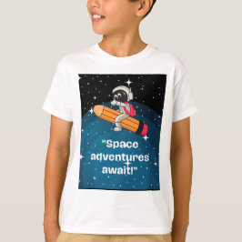 Camiseta aspas astronautas