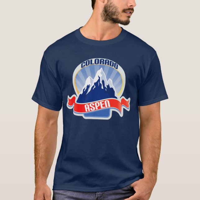 Camiseta Aspen, Colorado (Frente)
