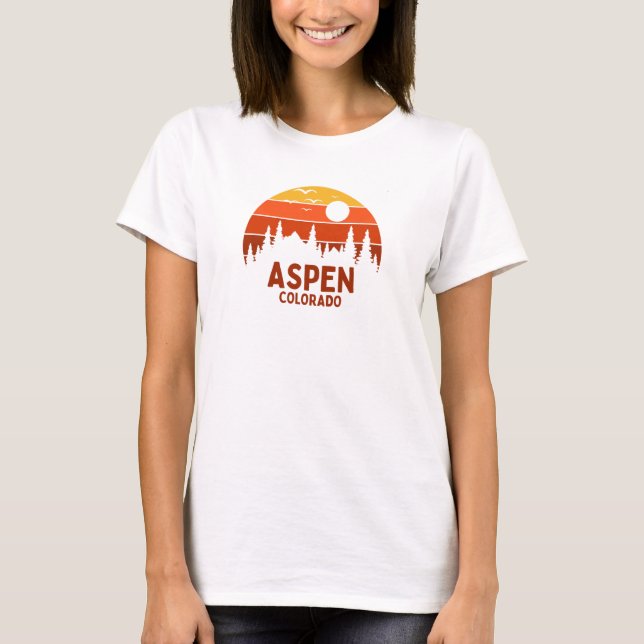Camiseta Aspen, Colorado (Frente)