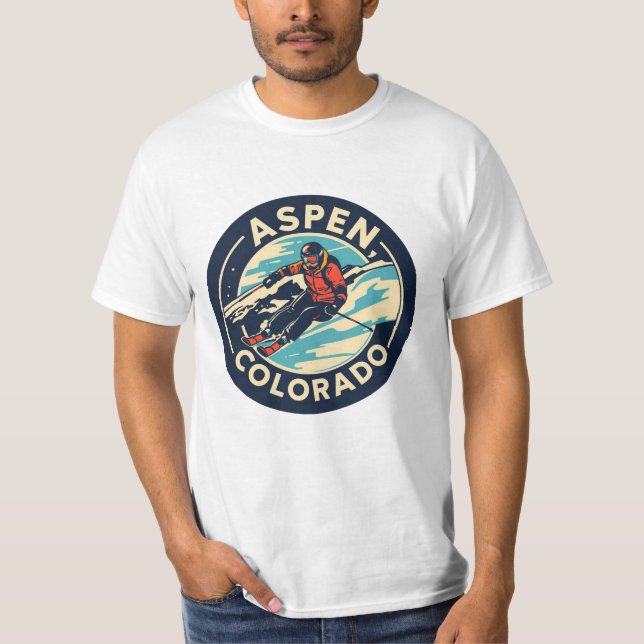 Camiseta Aspen, Colorado (Frente)