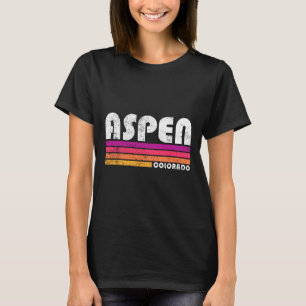 Camiseta Aspen Colorado Co Esqui de Montanha Vintage 80s As