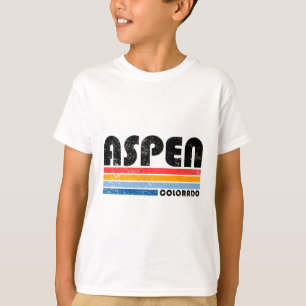 Camiseta Aspen Colorado Co Esqui de Montanha Vintage Aspen
