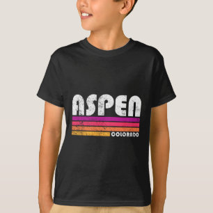 Camiseta Aspen Colorado Co Esqui na Montanha Vintage 80s As