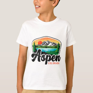 Camiseta Aspen Colorado Co Mountain Skiing Vintage 80s Aspe