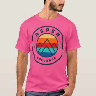 Camiseta Aspen Colorado Family Vacation Dog Co Mountain