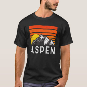 Camiseta Aspen Colorado Usa Retro Vintage Mountain
