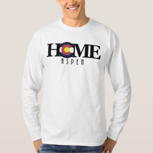Camiseta Aspen HOME Colorado (impressão dianteiro)