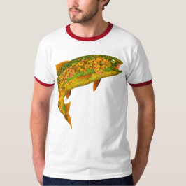 Camiseta Aspen Leaf Rainbow Trout 2