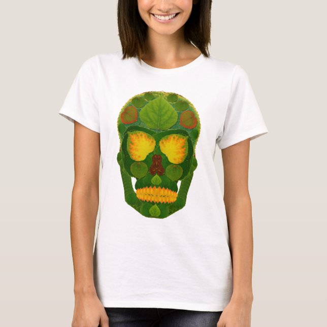 Camiseta Aspen Leaf Skull 9 (Frente)
