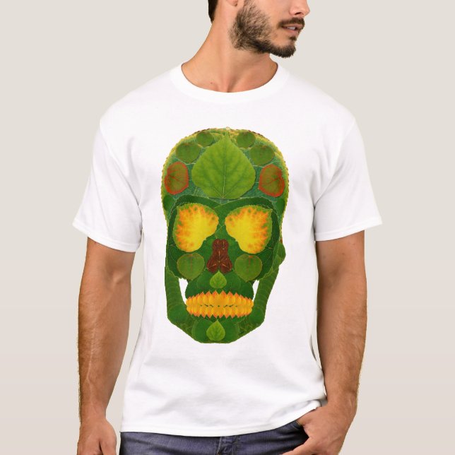 Camiseta Aspen Leaf Skull 9 (Frente)
