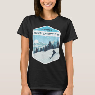 Camiseta Aspen snowmass resort de esqui no colorado snowboa