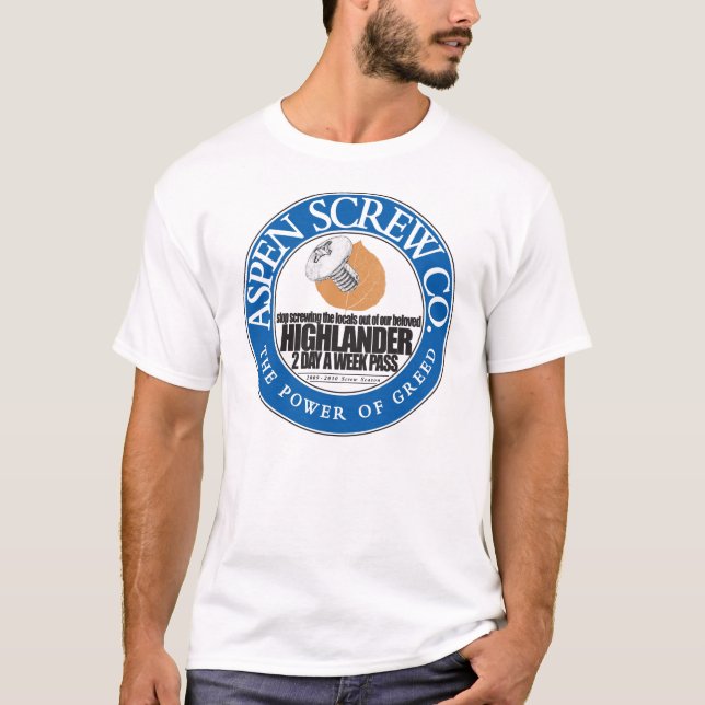 Camiseta AspenScrewCoFront (Frente)