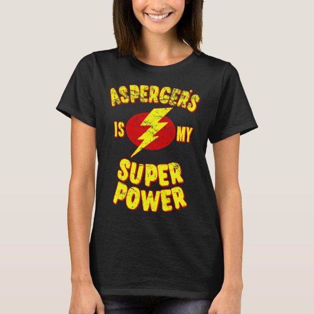 Camiseta Asperger é meu super poder (Frente)