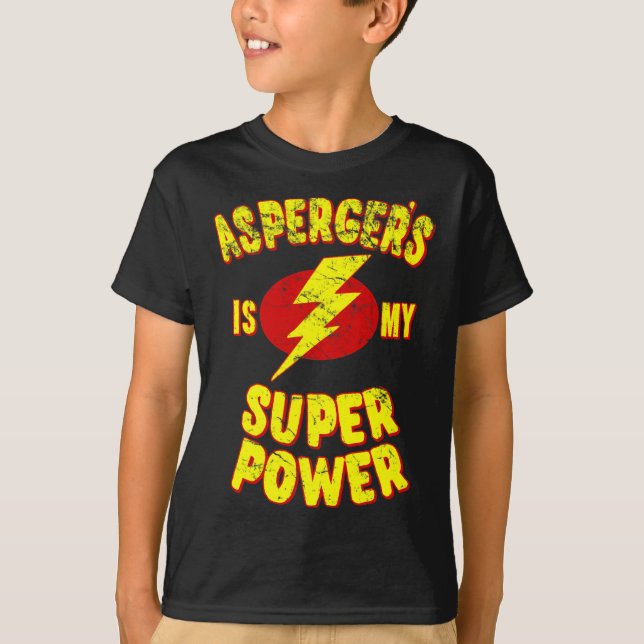 Camiseta Asperger é meu super poder (Frente)