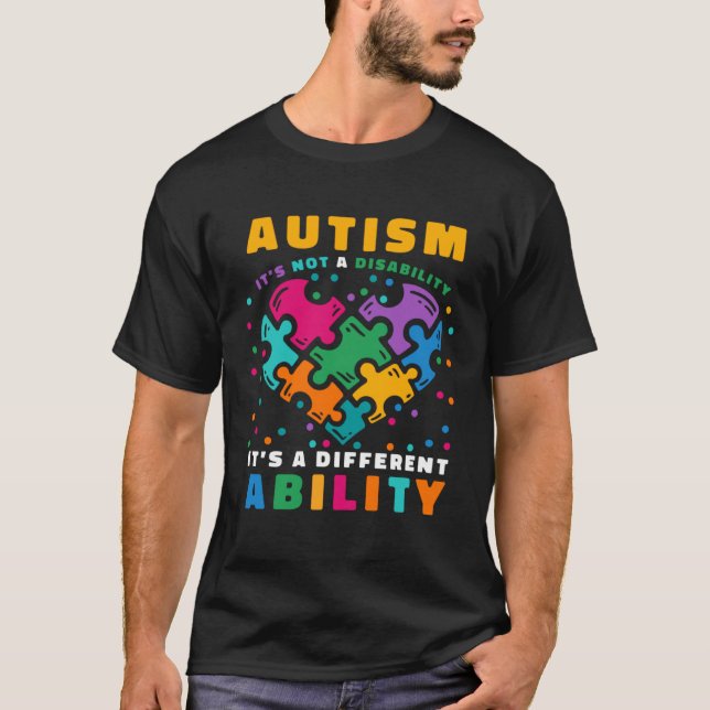 Camiseta Asperger Syndrome Awareness for Mom Dad Aunt with  (Frente)