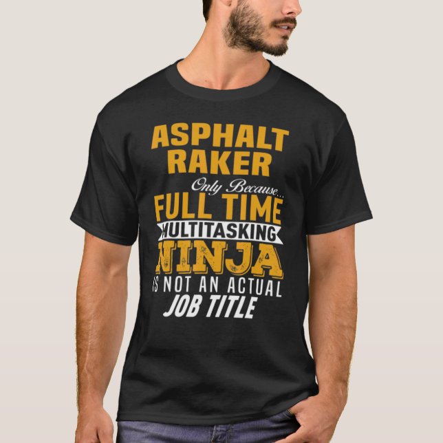 Camiseta Asphalt Raker Full Time (Frente)